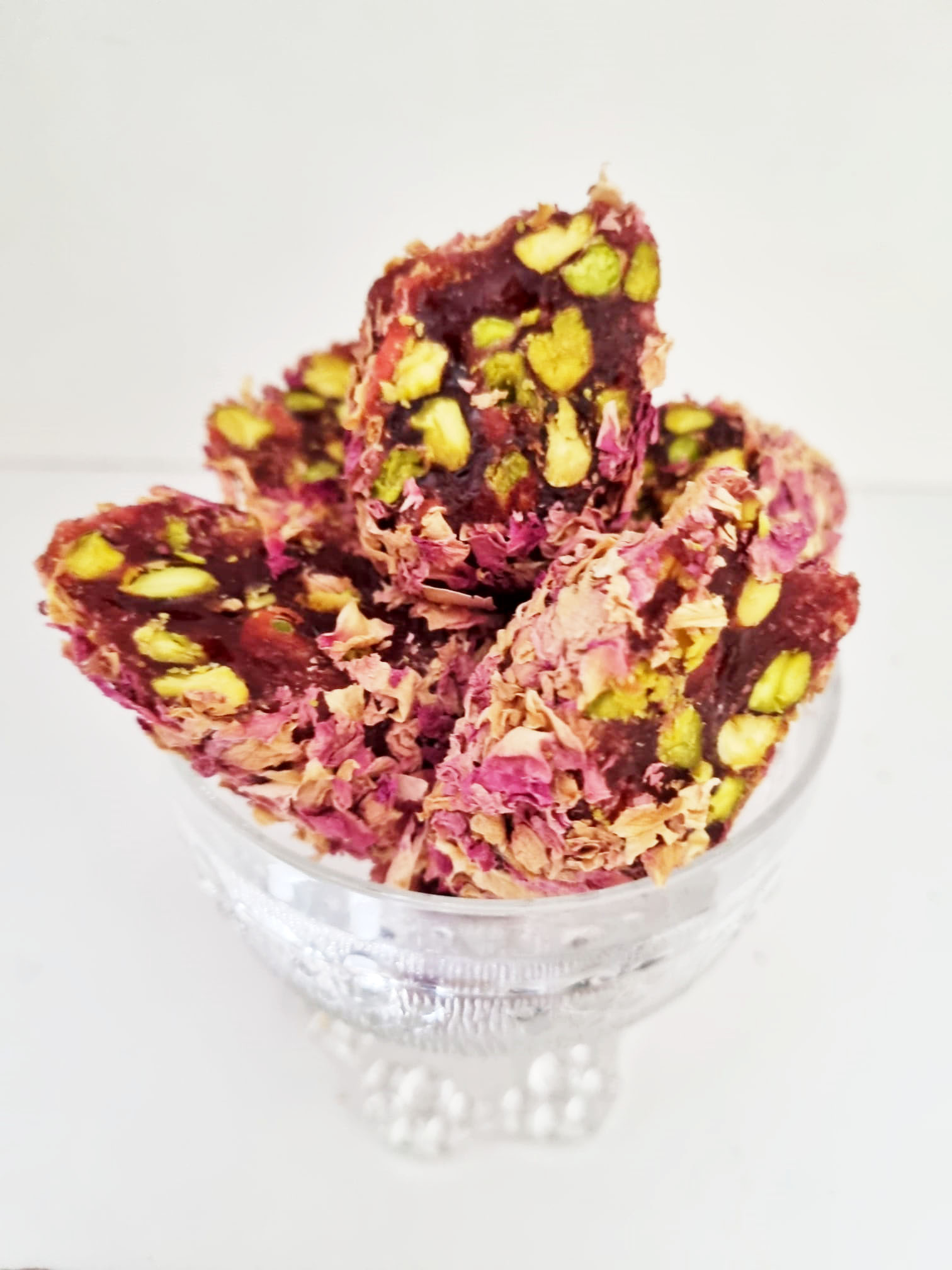 Premium Turkish Delights- Double Roasted Pomegranate Yums Delight with Pistachio covered with Zereshk v2